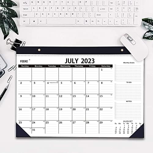 2023. kalendar stola srpanj 2023. do prosinca 2024., 18 mjeseci kalendar stola s popisom obveza, Julian Date. 17 x 12 mjesečni