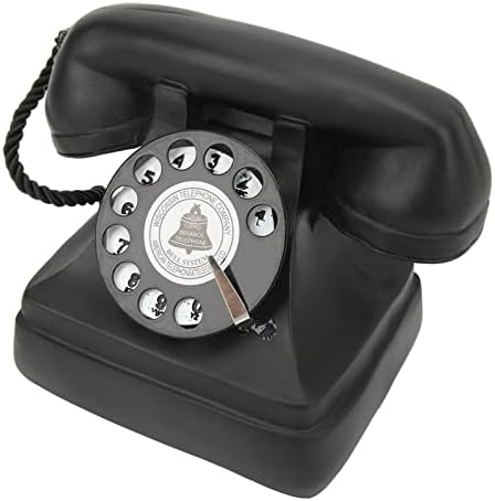 Rotacijski telefon, ukras Old Style Rotary Dial imitacija telefona za dom