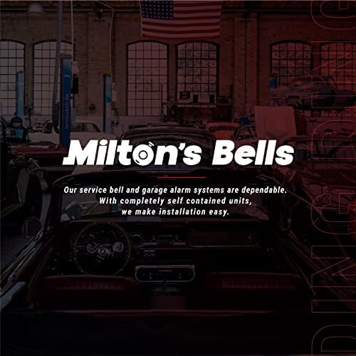 Milton's Bells prilaz 200 'Signal Bell Ringer cijev, za tvrtkama s pogonom i stambenim alarmima, automobilskim servisnim