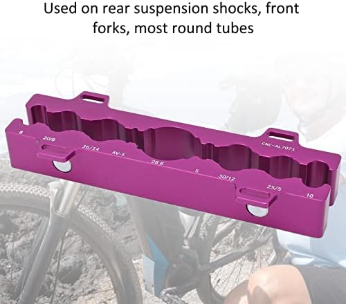 PLPLAAO BIKE STRANI SKOKENI APBORBER CLAMP, Alati za popravak prednjeg vilice, prijenosni aluminijski legura legura bicikla