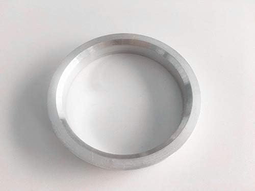 NB-AERO 4PC srebrni aluminijski hubaring 73 mm do 70,1 mm | Hubcentrični središnji prsten od 70,1 mm do 73 mm