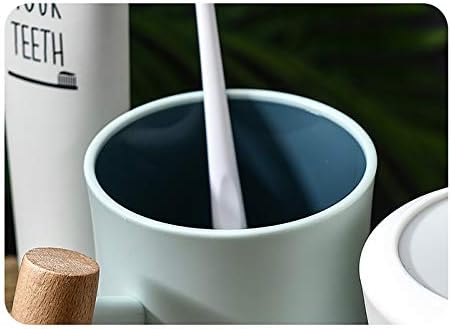 Jednostavna kućna plastična ručka za drvo šalica kreativna jednoslojna kupaonica za ispiranje ustima šalica mokro suho mljevenje