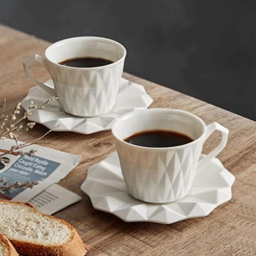 Tatsen šalice za kavu porculanske šalice za kavu Postavite šalice unce s ručicom za vruća ili hladna pića poput čaja od kakaa