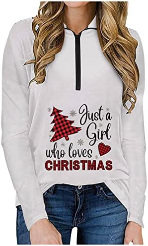 Ženske majice s patentnim zatvaračem Plus veličine pulover Sretan Božić push-up za Trudnice seksi majice dugih rukava za