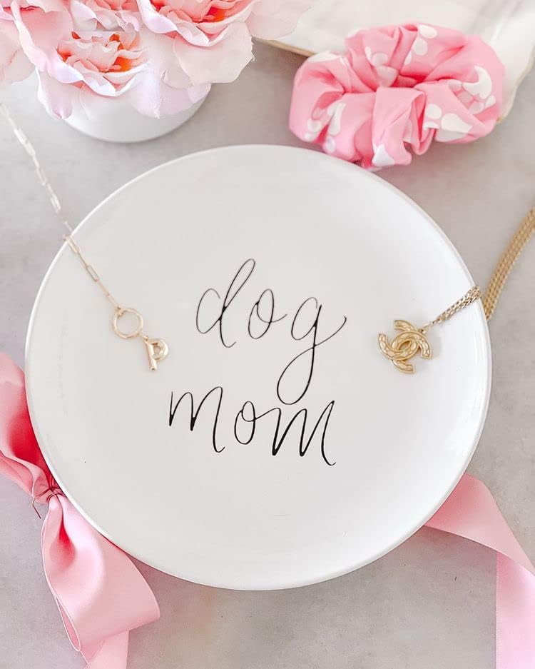 Plena mama ploča - Dog mama pokloni - tanjur za večeru - tanjur za ručak - slatka tanjur za ljubitelje psa - zalogaj i tanjur