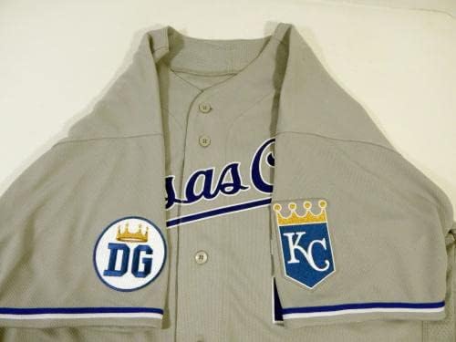 2020. Kansas City Royals Humberto Arteaga 2 Igra izdana Grey Jersey DG P 46 59 - Igra se koristio MLB dresovi