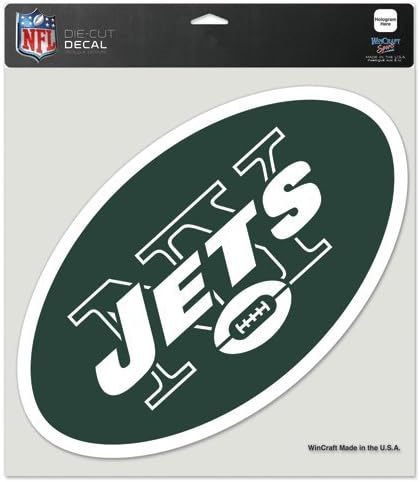 New York Jets Die -Cut naljepnica - 8in x8in boja