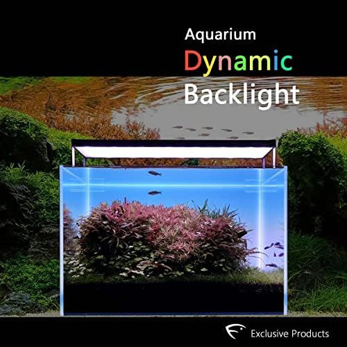 Zaslon s pozadinskim osvjetljenjem akvarija-pozadinsko osvjetljenje akvarija bez okvira, ultra tanka ploča gradijentnih boja