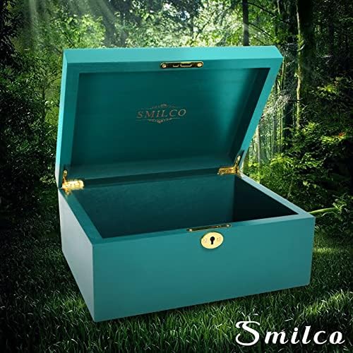 Drvena kutija za odlaganje s preklopnim poklopcem ukrasne kutije za odlaganje od bagremovog drveta ručno izrađena drvena