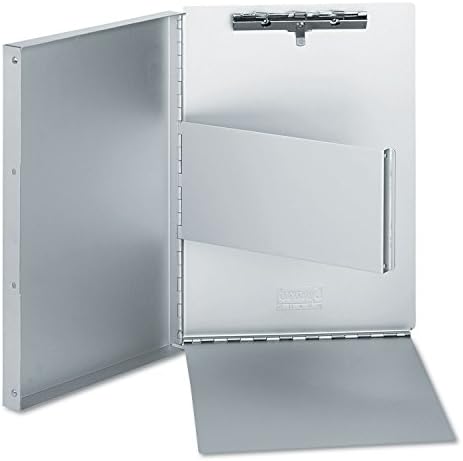 Univerzalna aluminijska kutija za dokumente 40300, kapaciteta 2/5 inča, drži 8-1 / 2 vata 11h, srebrna