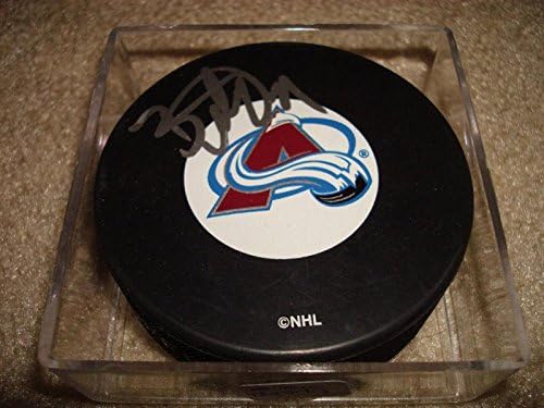 Peter Budai potpisao je hokejaški pak s autogramom Colorado ABC Avelanche a-NHL Pakovi s autogramima