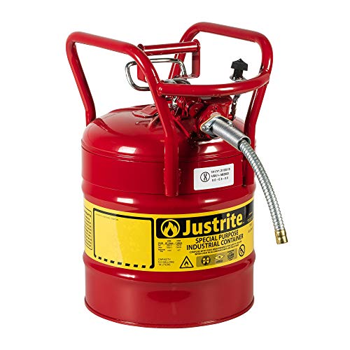 JUSTRITE Accuflow 7350110 Type II pocinčani čelični transport i distribucija zapaljivih sigurnosnih konzerva s 5/8 fleksibilni