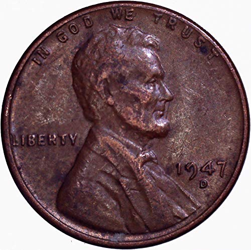1947. D Lincoln pšenica Cent 1c vrlo fino
