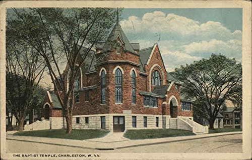 Baptistički hram Charleston, Zapadna Virginia, Zapadna Virginia, originalna antička razglednica iz 1919