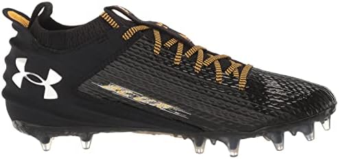 Ispod oklopa muški zamagljeni dim 2.0 oblikovana nogometna cipela, crno/crno/čelično zlato, 13