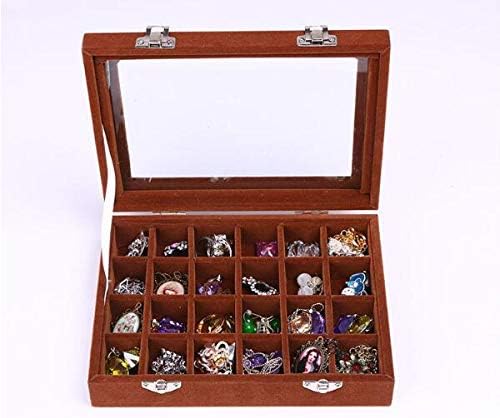 50pcs 24 mrežaste baršunaste kutije za nakit prstenovi naušnice ogrlice držač šminke torbica organizator za pohranu ženskog