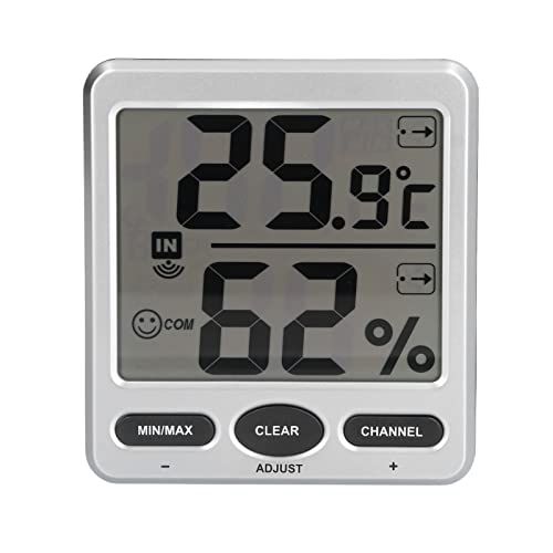 Bežični termometar higrometar digitalni senzor temperature i vlažnosti monitor za unutarnju i vanjsku dječju sobu