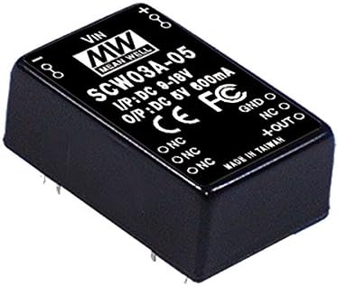 MEAN WELL SCW03A-05 5 U 60 ~ 600 ma 3 W DC-DC podesivo konverter s jednim izlazom DC/DC pretvarač dc