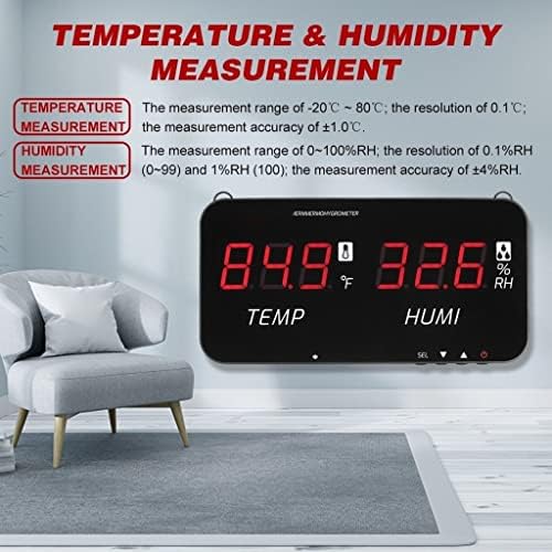 Inteligentni mjerač temperature i vlažnosti, zidni digitalni termometar-higrometar industrijski poljoprivredni termohigrometar