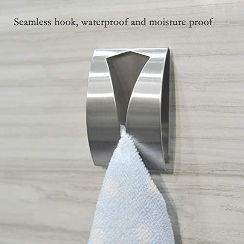 DVTEL brušeni od nehrđajućeg čelika ne-perforirana kuka za kupaonicu privjesak kreativna odjeća Ukače ljepljiva kuka