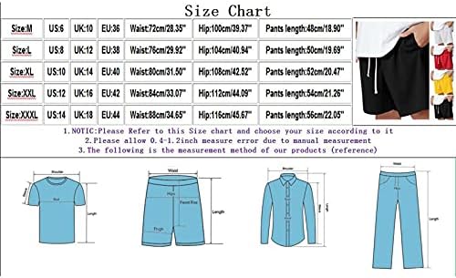 Sezcxlgg kratke hlače za muškarce tkanine od pet točaka muške crteže u boji solidne mrežice ljetne dvostruke kratke hlače