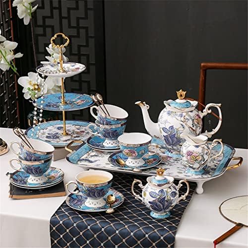 Jydbrt Britanski popodnevni čaj za čaj, šalica kave od kostiju, europski stil mali keramički set za kavu