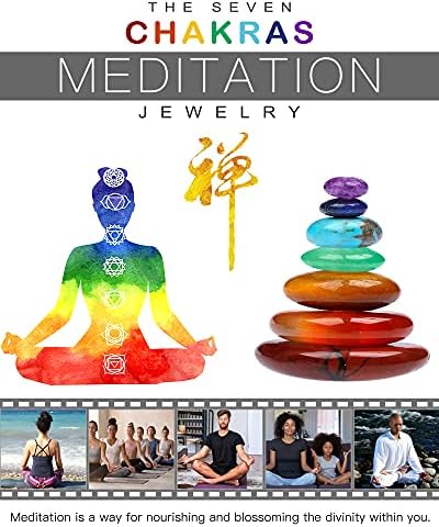 Middlux višenamjenski nakit čakra za žene/muškarce, ogrlice i narukvice, meditacija, smirenost, predmeti za ublažavanje tjeskobe