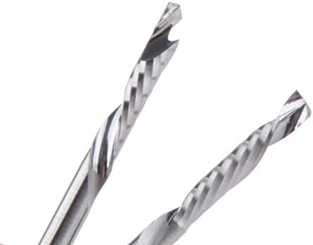 Planinski muškarci izdržljivi 5pcs 3.17517 mm dolje Izrežite jedan jedini spiralni flauta karbide CNC alati za glodanje mlinova,