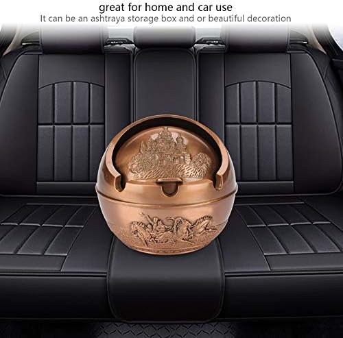 Automobil Ashtray okrugla lopta u obliku uzorka prijenosnih pepeljara putničke pepeljare za cigarete ukras za poklon na otvorenom