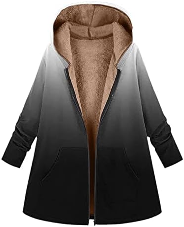 Ženske lagane jakne kapute zimske rune debeli kaputi Topli kapuljača Modna gumba Outleed Outs Outs Tops Pocket