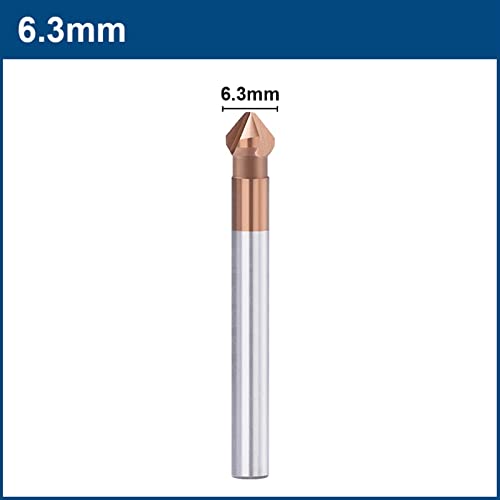 CHAMFER rezač 4,5-50 mm 3 flauta 90 stupnjeva obložena HSS bušilica Bit drvena metalna rupa rezač za bušenje BIT BIT BIT
