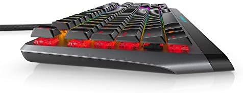 Niskoprofilni igraća tipkovnica Alienware RGB AW510K: Led Alienfx za svaku tipku, RGB KONTROLE multimedije i USB-sučelje