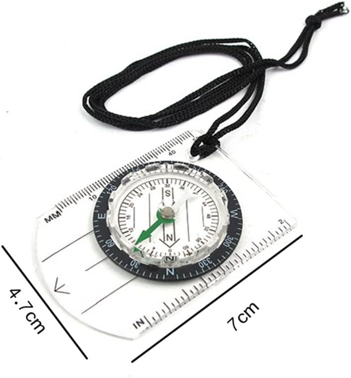 Ycfbh vanjski kampiranje planinarenje čisto plastični kompas kompas proporcionalni otisak putovanja kompas kompas alati za