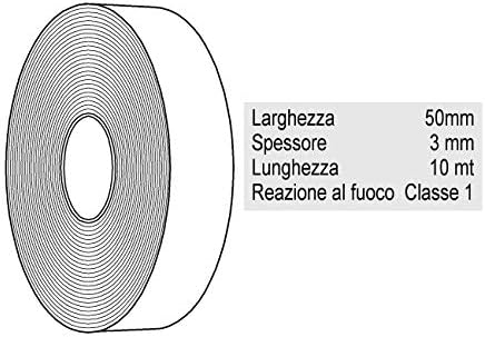 ISO2 ventilacija ljepljiva gumena izolacijski pojas, crna, 10m