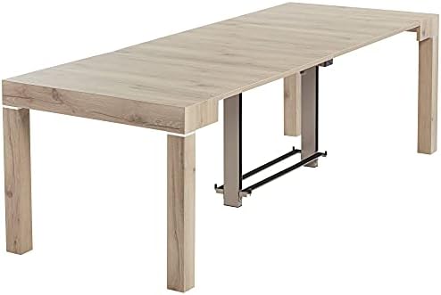 Rustikalna Seoska kuća u ulici dolje 55 pravokutni blagovaonski stol od prirodnog drveta 29 3/4 25 1/2 sivi aluminij s 4