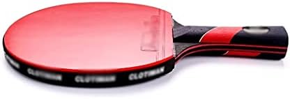 Dloett Carbon Bat stolni teniski reket s gumenim pingpong veslanjem kratka ručka teniski stol Rack dugačka ručka