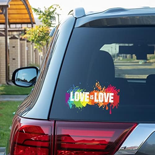 Aroggeld Rainbow Ljubav je ljubavni naljepnice za automobile naljepnice gay ponos naljepnica lgbt dugin jednakost lezbijskih