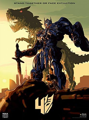 Transformers: Age of Exctionsion -18x24 Originalni promo filmski plakat 2014 Regal Exclusiva