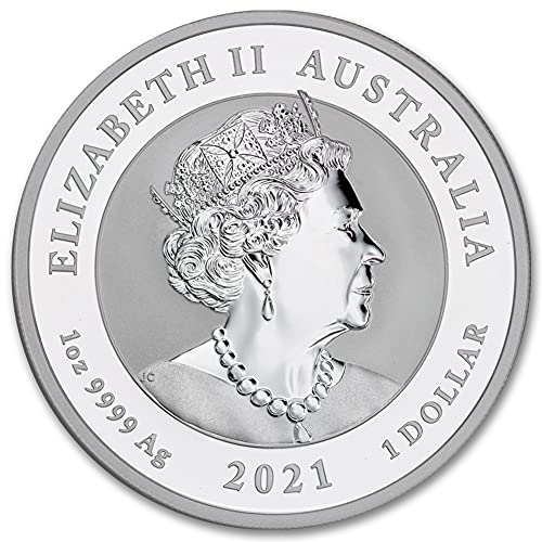2021 Au 1 Oz Australski srebrni mitovi i legende zmajevi novčići briljantni necirkulirani s certifikatom o autentičnosti