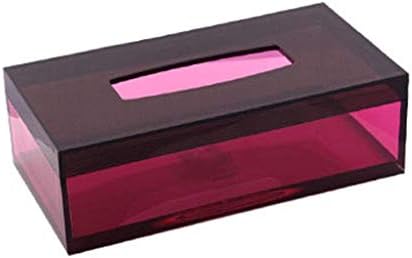ASDFGH Creative pravokutni držač kutije za tkivo, ukrasni poklopac kutije za tkivo je završen