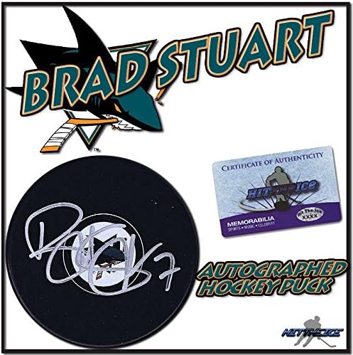 Brad Stuart potpisao je San Jose Sharks Pack s novim NHL pakovima s autogramom koa