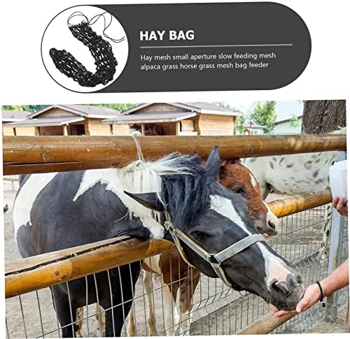 HANABASS hranjenje konja mrežasta vreća za sijeno hranilica za ptice hranilica za zečeve viseće Vreće za sijeno za konje