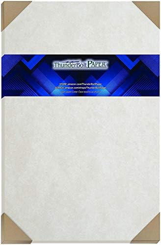 50 sivi pergament 65 lb pokrovni papir - 11 x 17 tabloid | knjiga | Veličina knjižica - lagana težina za ispis kartone u
