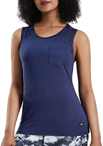 Mier za žensku vježbu tenk vrh suhog fit atletske majice bez rukava UPF 50 Sunca zaštita teretana Sportska vježba mišića