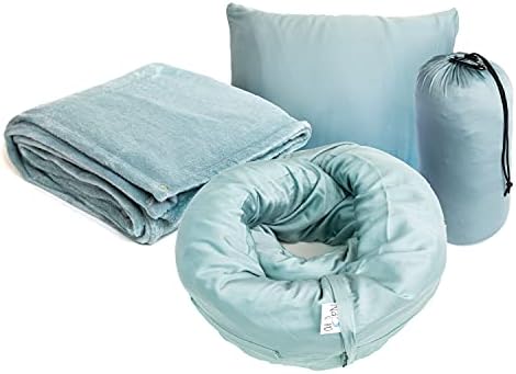 Napro bambusov jastuk i poliesterski pokrivač, 3 u 1 prozračni jastučni jastuci s jastucima s Micro Fleece poliesterom za