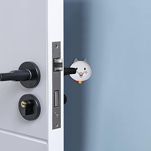 Edgy stanica 19 naljepnica silikonska ručka na vratima jastučića zadebljana vrata kupaonica crtani tampon naljepnica naljepnica
