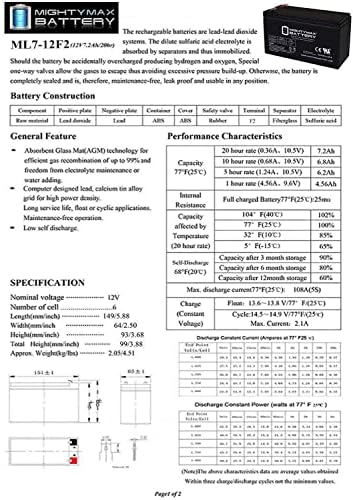 Izmjenjiva baterija od 12 do 7 do 2 za napajanje od 5500-2 komada