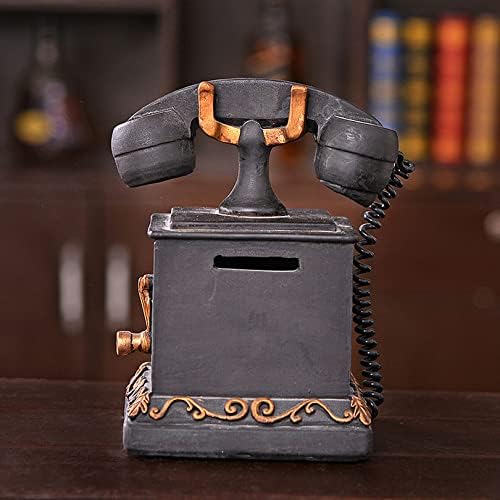 Nova replika Antikni telefon, klasični retro fiksni telefon, Antique Telefon od smole ožičene fiksne ukrase Telefonski ukrasi