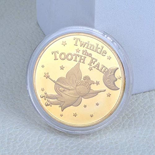 Kocreat crtani zub Fairy Gold Coin Commumorative Coin's Children's Tooth Promjena medalja Poklon sloboda Sloboda Lucky Morgan