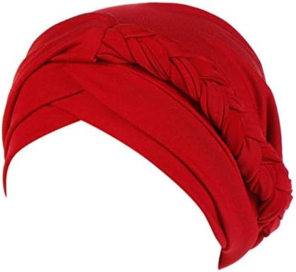 Turban, kemoterapeutska kapa za žene, uvijena pletenica, šal za glavu protiv raka, kapa prekrivena kosom, šešir za omatanje,